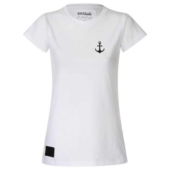 Damen T-Shirt ANKER weiß