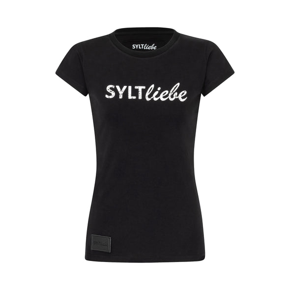 Damen T-Shirt Syltliebe TAGTRÄUMER schwarz