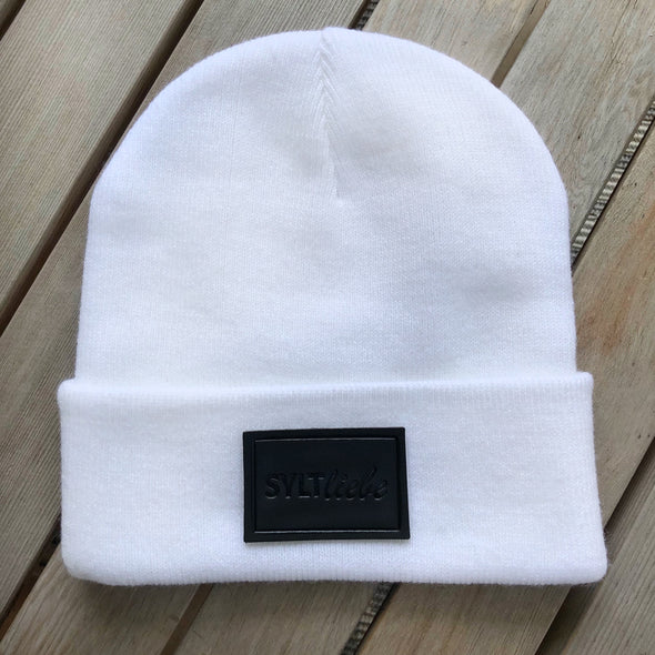 Beanie Syltliebe LEBENSRETTER white