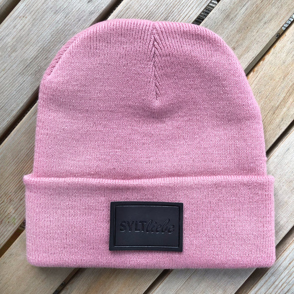 Beanie Syltliebe LEBENSRETTER rosé